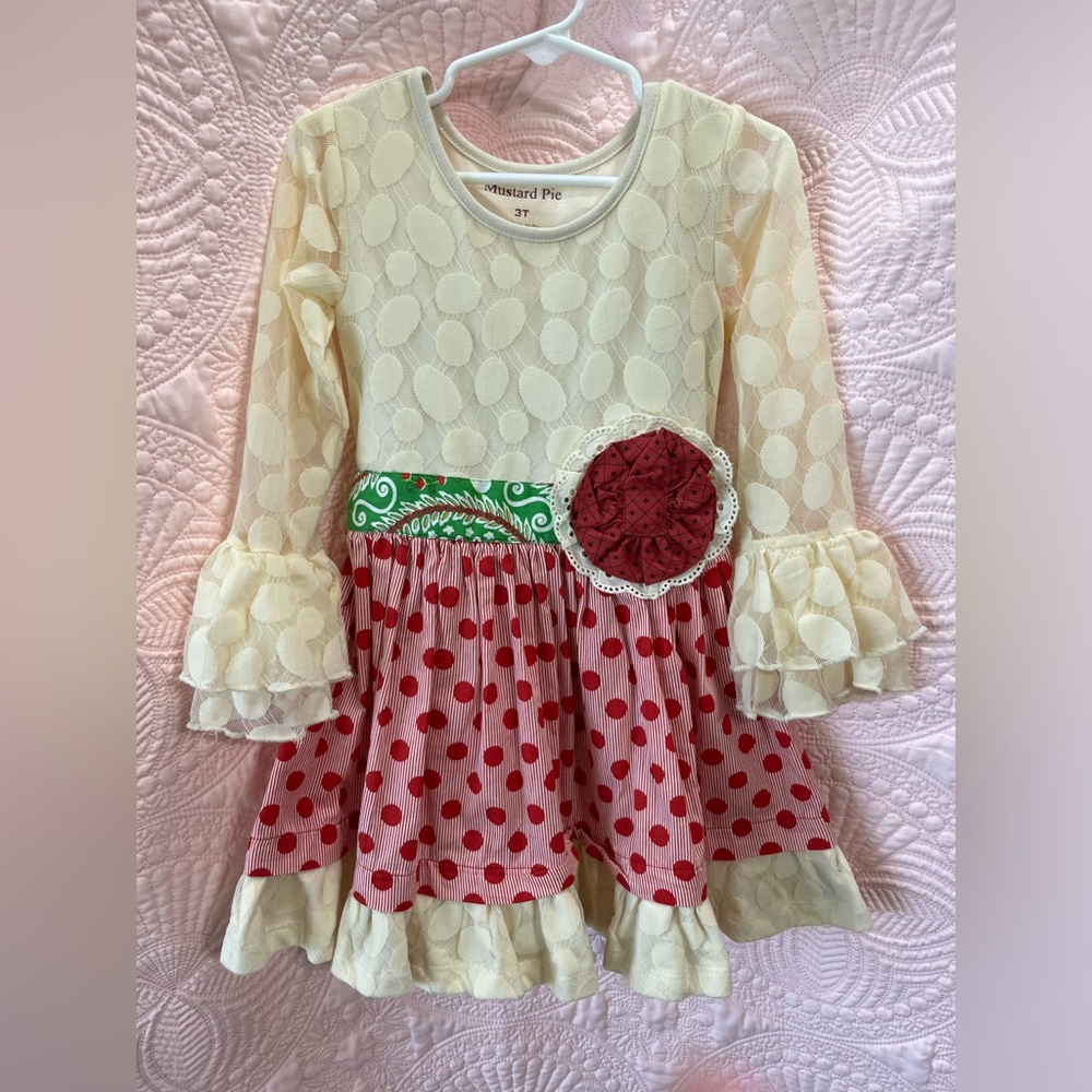 Mustard Pie Olivia Dress Set Size 3T